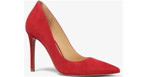 michael kors keke heels|michael kors suede heels.